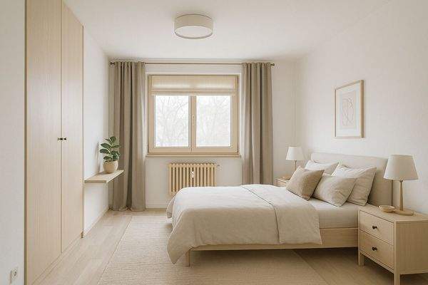 Schlafzimmer visualisiert