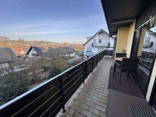 Balkon mit herrlichem Ausblick