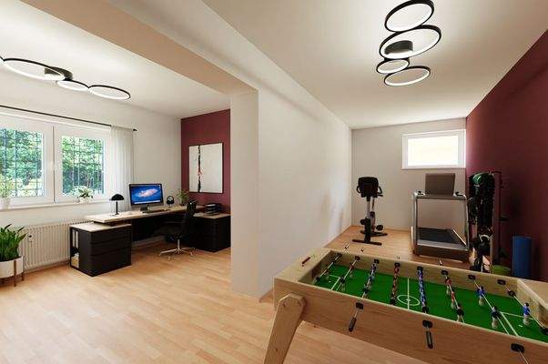 Visualisierung Hobbyraum ELW 