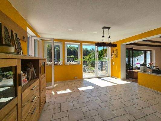 WE01 Wintergarten 05 mit Zugang in Garten