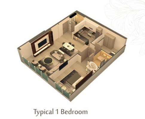 MeDoRe_Apartment typical_1Bedr