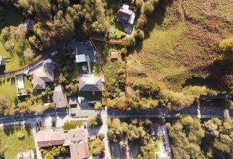 Luftbild vom Grundstück eingezeichnet