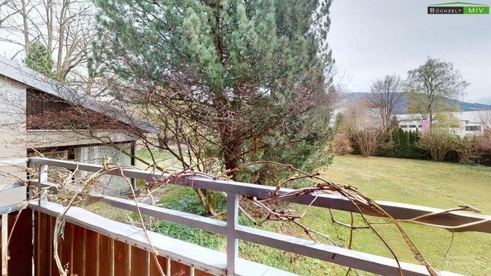 Aussicht vom Balkon