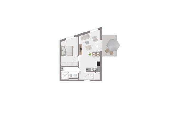 Grundriss Wohnung 24