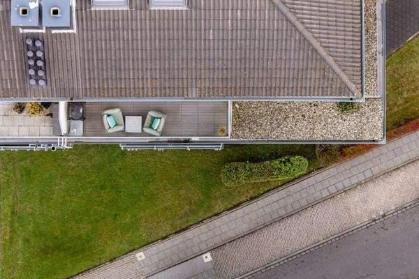 Balkon Ansicht von oben