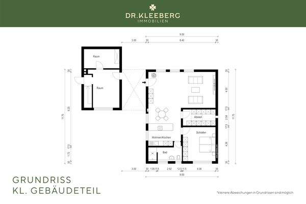 Grundriss kl. Gebäudeteil