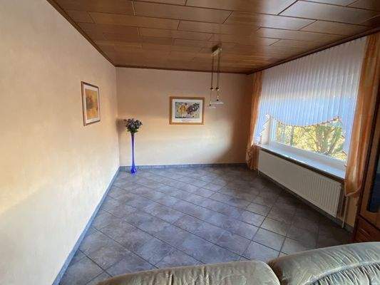 Essecke im Wohnzimmer