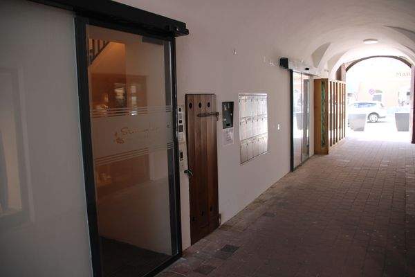 Zugang zu den Appartements