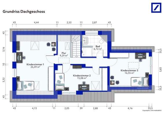 Grundriss Dachgeschoss