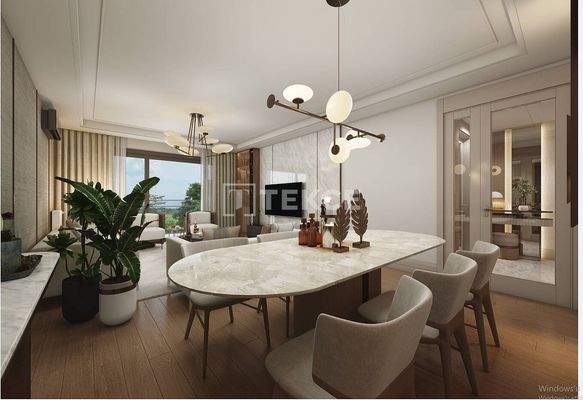 Apartments in Complex with Rich Landscaped Garden in İstanbul