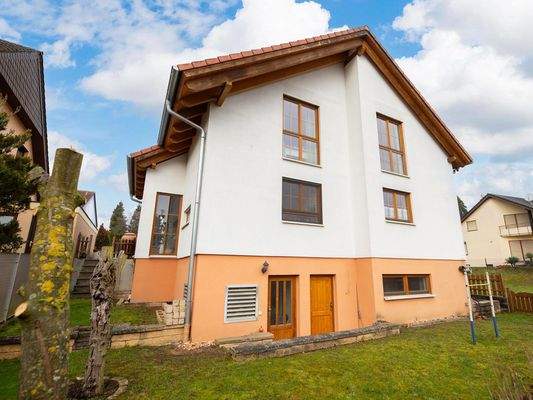 Rückansicht vom Haus