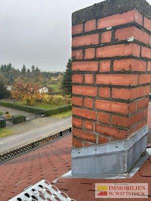 Dacheindeckung+ Schornstein