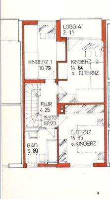 Grundriss Obergeschoss