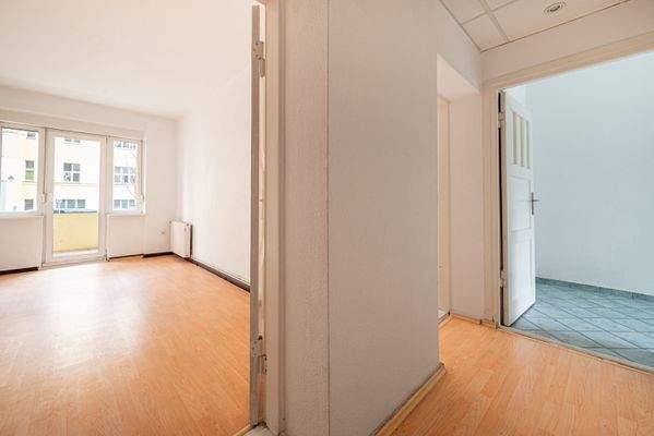 Sichtachse Wohnzimmer/Flur