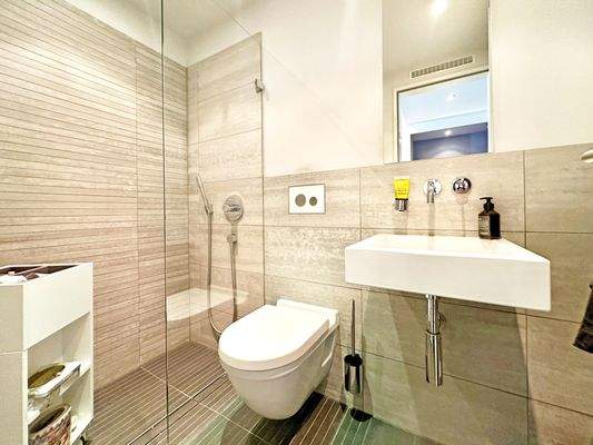 Gäste-WC mit Dusche