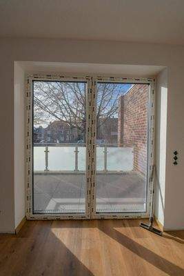 Blick auf den Balkon