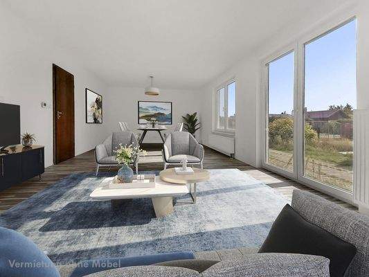 Blick aus dem Wohnzimmer 