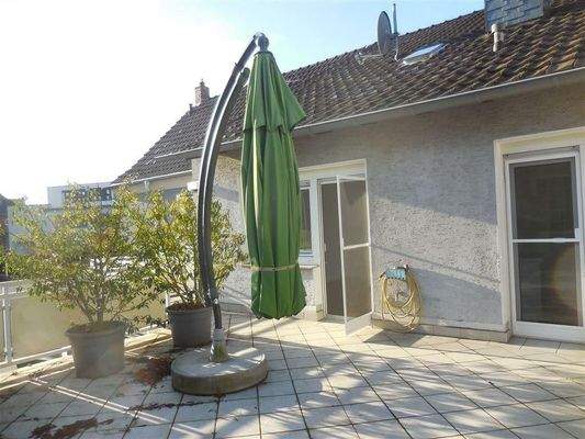 sensationelle Terrasse