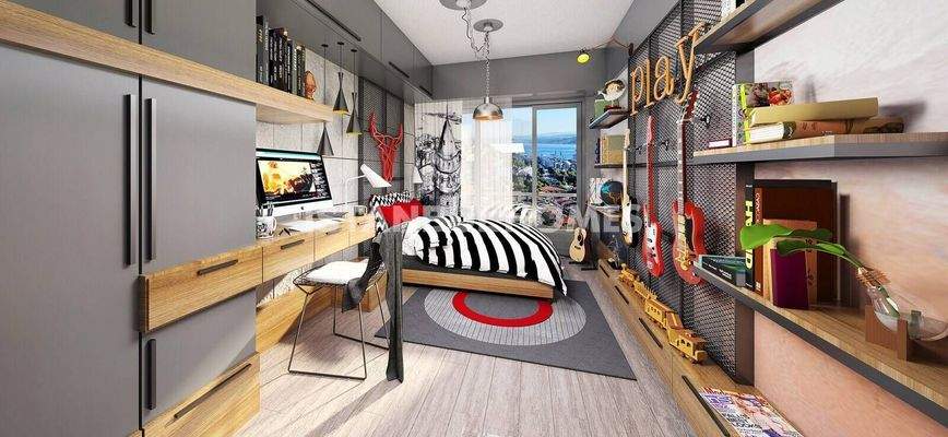 Spacious Flats in a Mixed Project with Pool in Kucukcekmece