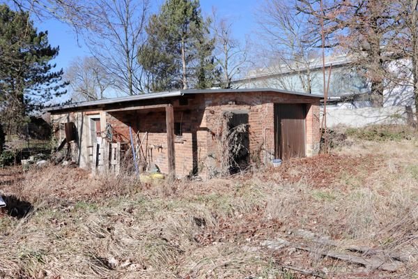 Garten Haus von links