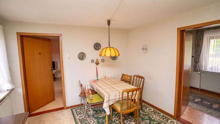 Essbereich in der Küche