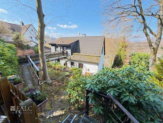 Blick auf die Immobilie