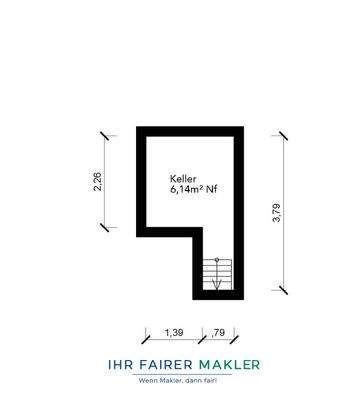 Grundriss Teilkeller