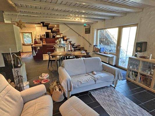 Wohnbereich mit offener Küche