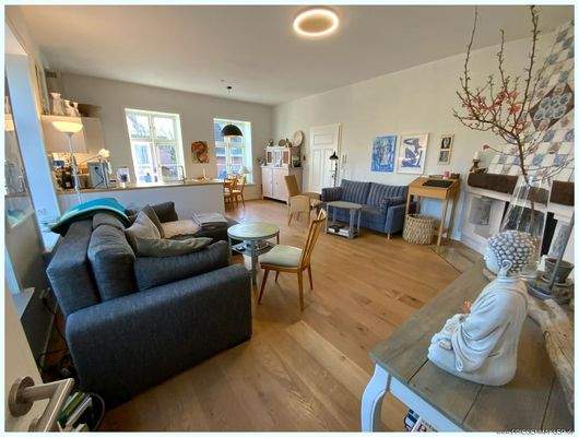 offener Wohn-Küchen-Essbereich