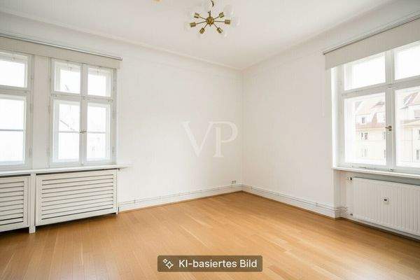 Schlafzimmer KI leer