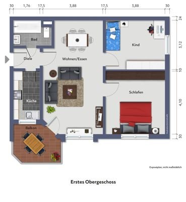 Zentrale Eigentumswohnung in VK-Heidstock