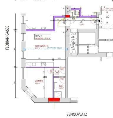 Bennoplatz-1A-1080-Wien-Top-2-4-Plan-Top-2-4