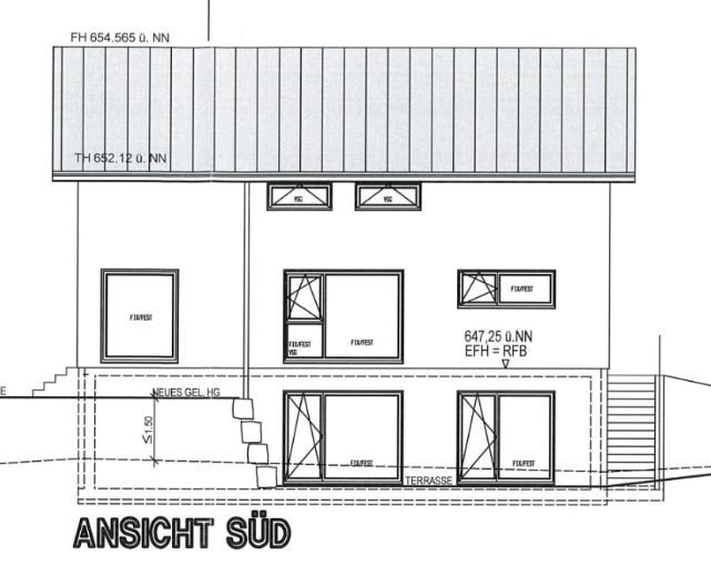 2-Zimmer-Wohnung im 1. UG mit Einbauküche