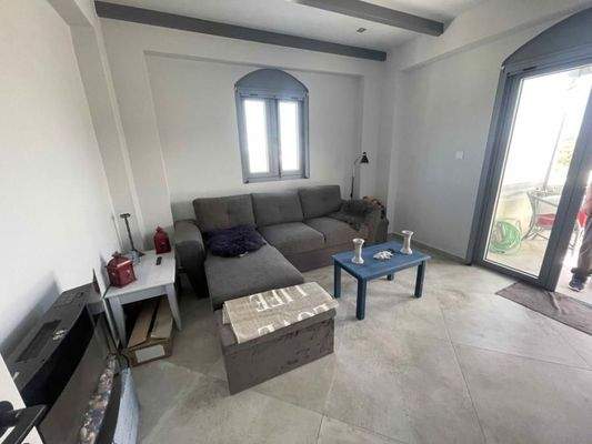 Kreta, Kamisiana: Moderne Villa mit Pool und Meerblick zu verkaufen