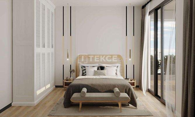 Sea-View Flats with Private Garden Terraces in Çeşme