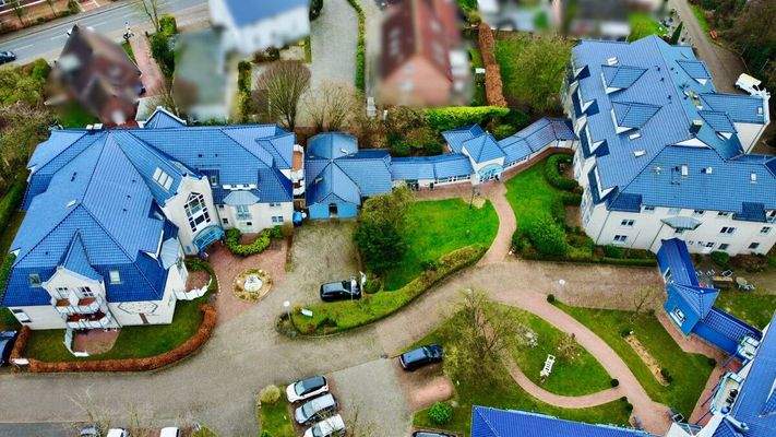 3. Außenansicht, Luftbild Gebäude 4a und 4b