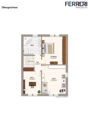 Grundriss Obergeschoss