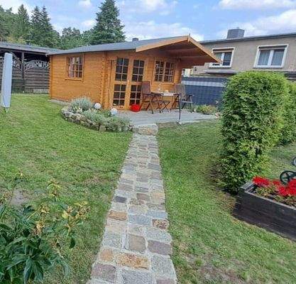 Blick auf das Grundstück