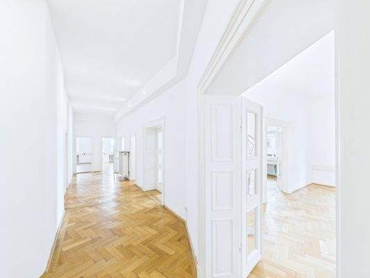 Flur zu allen Räumen