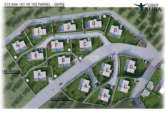 Duplex Villas with Private Pool and Garden in Yalikavak