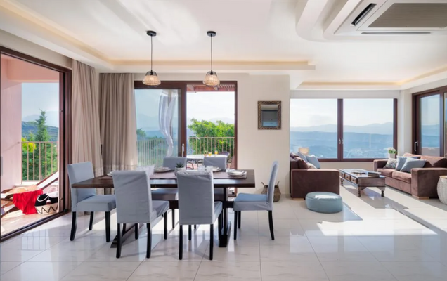 Kreta, Ag. Vlasios: Luxusvilla mit Swimmingpool zu verkaufen