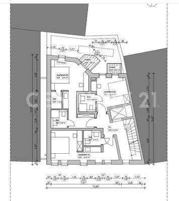 Grundriss 1. und 2. OG