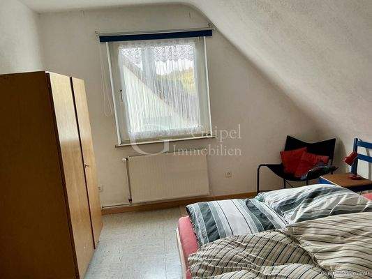 Schalfzimmer im Dachgeschoss