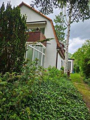 Seitensicht des Hauses