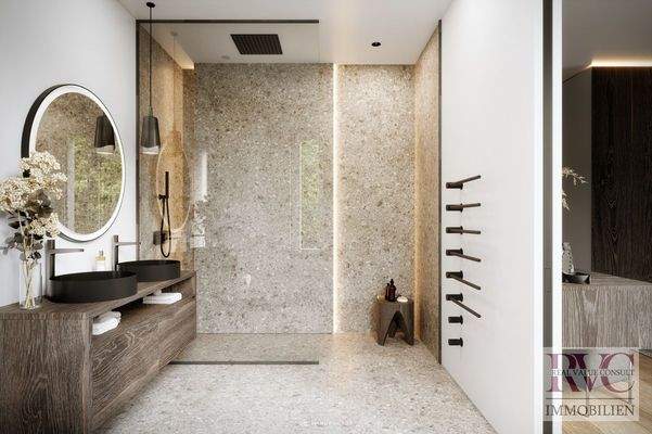 Architekturvisualisierung BV Wolfsgartenweg Interior EG_BAD