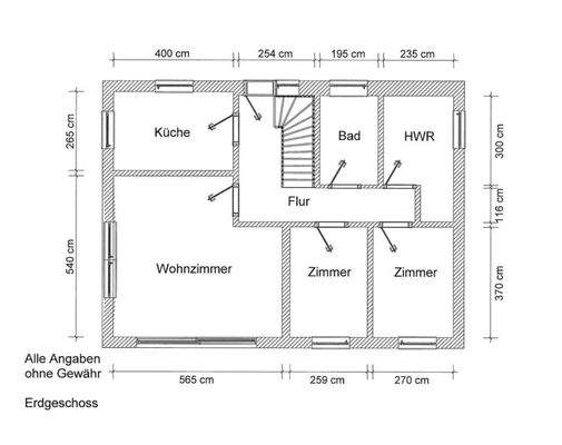 Grundriss Erdgeschoss