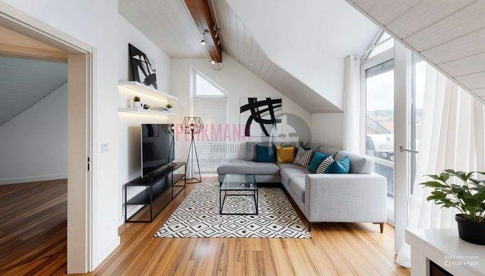 Wohnzimmer - (KI generiert)