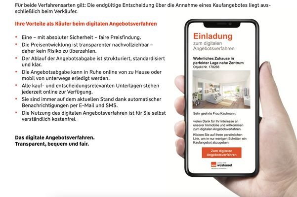 Kurzinfo zum digitalen Angebotsverfahren