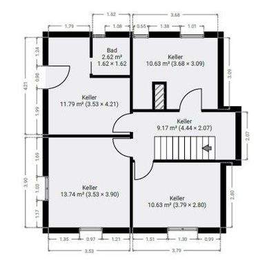 Grundriss Kellergeschoss