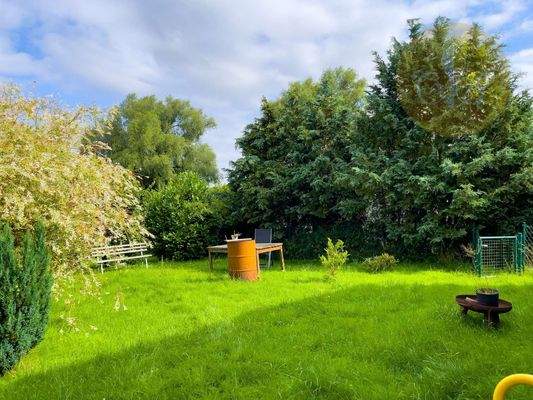 Blick auf den Garten